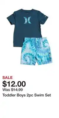 TJ Maxx Toddler Boys 2pc Swim Set offer