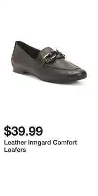 TJ Maxx Leather Irmgard Comfort Loafers offer