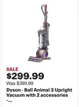 Best Buy Dyson - Ball Animal 3 Upright Vacuum with 2 accessories offer