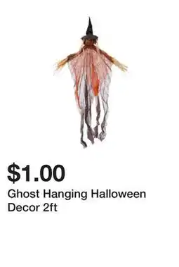 Five Below Ghost Hanging Halloween Decor 2ft offer
