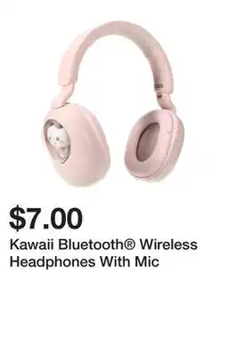 Five Below Kawaii Bluetooth Wireless Headphones With Mic offer