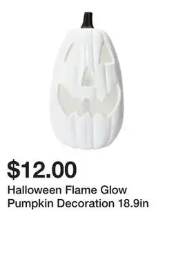 Five Below Halloween Flame Glow Pumpkin Decoration 18.9in offer