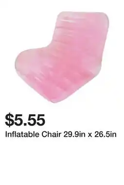 Five Below Inflatable Chair 29.9in x 26.5in offer