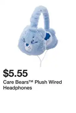 Five Below Care Bears Plush Wired Headphones offer