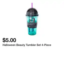 Five Below Halloween Beauty Tumbler Set 4-Piece offer