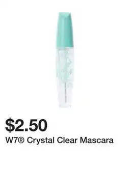 Five Below W7 Crystal Clear Mascara offer