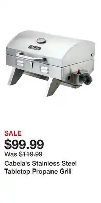 Cabela's Cabela's Stainless Steel Tabletop Propane Grill offer