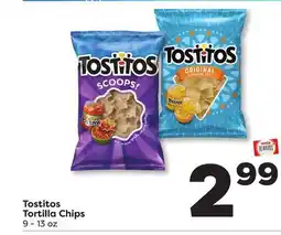 Weis Markets Tostitos Tortilla Chips offer