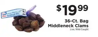 ShopRite 36-Ct. Bag Middleneck Clams offer