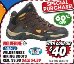 Big 5 Wolverine Wilderness Men's Hiking Boots offer