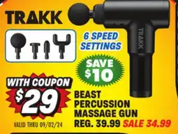 Big 5 Trakk Beast 6 Speed Percussion Massage Gun offer