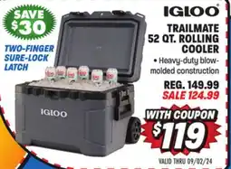 Big 5 Igloo Trailmate 52-Qt Rolling Cooler offer