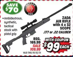 Big 5 Hatsan Zada Air Rifle with 4x32 Scope offer