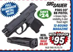 Big 5 Sig Sauer P365 CO2 BB Air Pistol offer