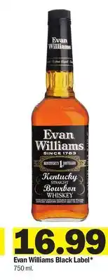 Meijer Evan Williams Black Label offer