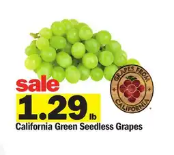Meijer California Green Seedless Grapes offer