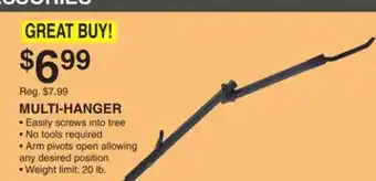 Dunham's Sports MULTI-HANGER offer