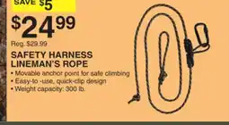 Dunham's Sports MUDDY SAFETY HARNESS LINEMAN'S ROPE offer