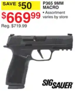 Dunham's Sports SIG SAUER P365 9MM MACRO offer