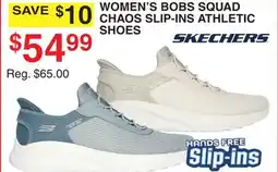 Dunham's Sports SKECHERS WOMEN'S BOBS SQUAD CHAOS SLIP-INS ATHLETIC SHOES offer