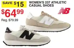 Dunham's Sports NEW BALANCE WOMEN'S 237 ATHLETIC CASUAL SHOES offer