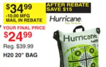Dunham's Sports HURRICANE H20 20 BAG offer