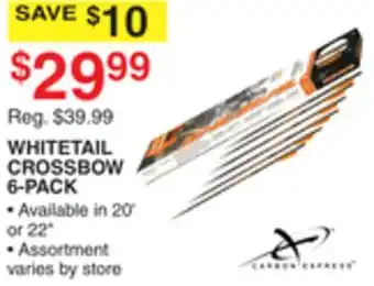 Dunham's Sports WHITETAIL CROSSBOW 6-PACK offer
