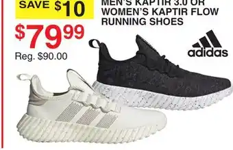 Dunham's Sports ADIDAS MEN'S KAPTIR 3.0 OR WOMEN'S KAPTIR FLOW RUNNING SHOES offer