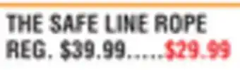 Dunham's Sports THE SAFE LINE ROPE offer