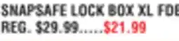 Dunham's Sports SNAPSAFE LOCK BOX XL FDE offer