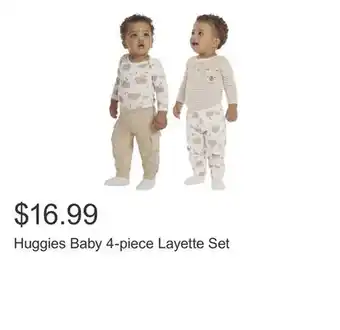 Costco Huggies Baby 4-piece Layette Set offer