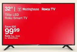 Target Westinghouse 32 720p LED Roku Smart TV offer