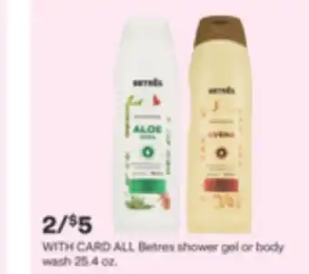 CVS ALL Betres shower gel or body wash 25.4 oz offer