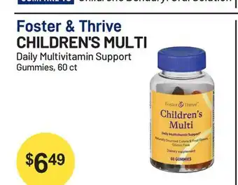 Health Mart Foster & Thrive CHILDREN'S MULTI offer