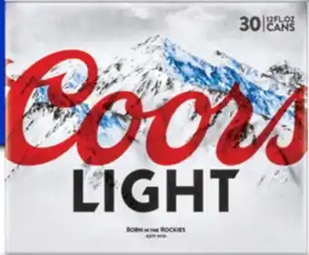 Target Coors or select other 30-pk. beer offer