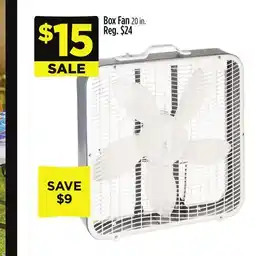 Dollar General Box Fan offer