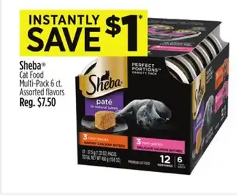 Dollar General Sheba Cat Food Multi-Pack offer