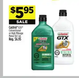 Dollar General Castrol GTX Conventional or High Mileage Motor Oil offer