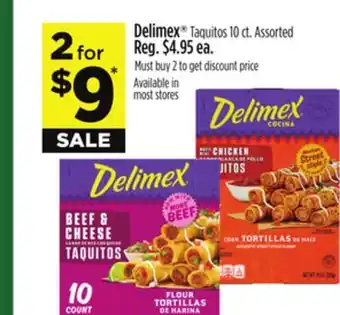 Dollar General Delimex Taquitos offer