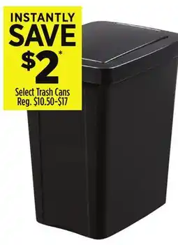 Dollar General Select Trash Cans offer