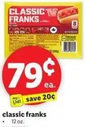 Lidl classic franks offer