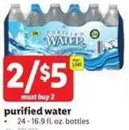 Lidl purified water offer