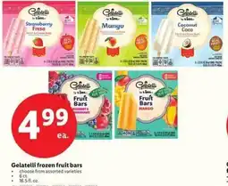 Lidl Gelatelli frozen fruit bars offer