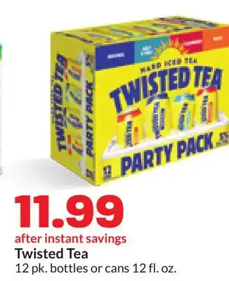 Hy-Vee Twisted Tea offer