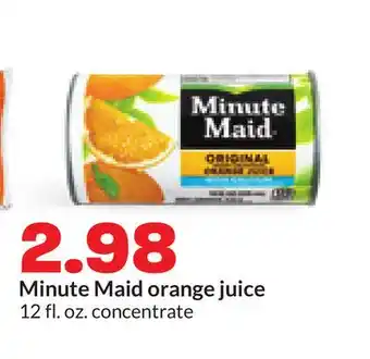 Hy-Vee Minute Maid orange juice offer