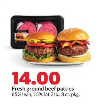 Hy-Vee Fresh ground beef patties offer