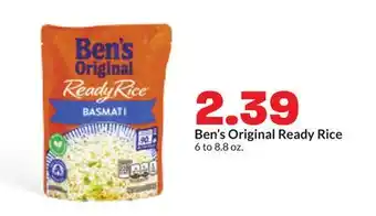 Hy-Vee Ben's Original Ready Rice offer