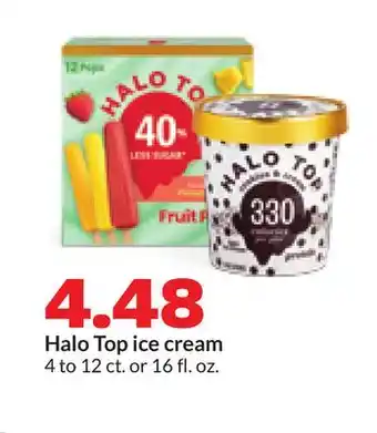 Hy-Vee Halo Top ice cream offer