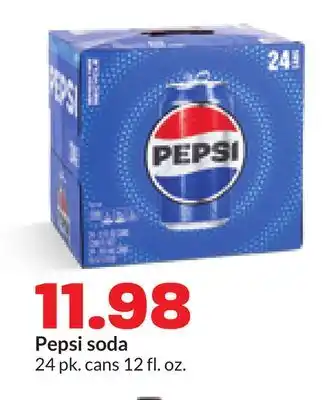 Hy-Vee Pepsi soda offer