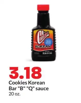 Hy-Vee Cookies Korean Bar B Q sauce offer